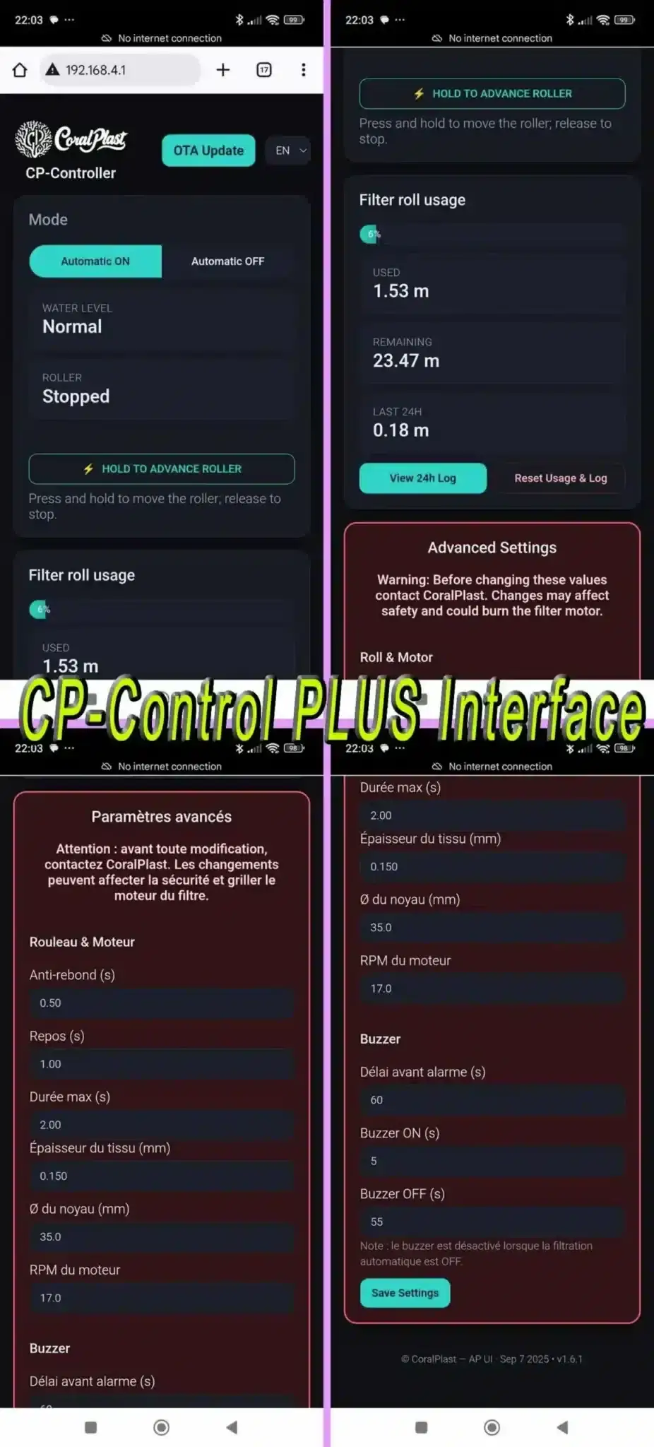 Pièces Détachées -Controleur CP-Control PLUS