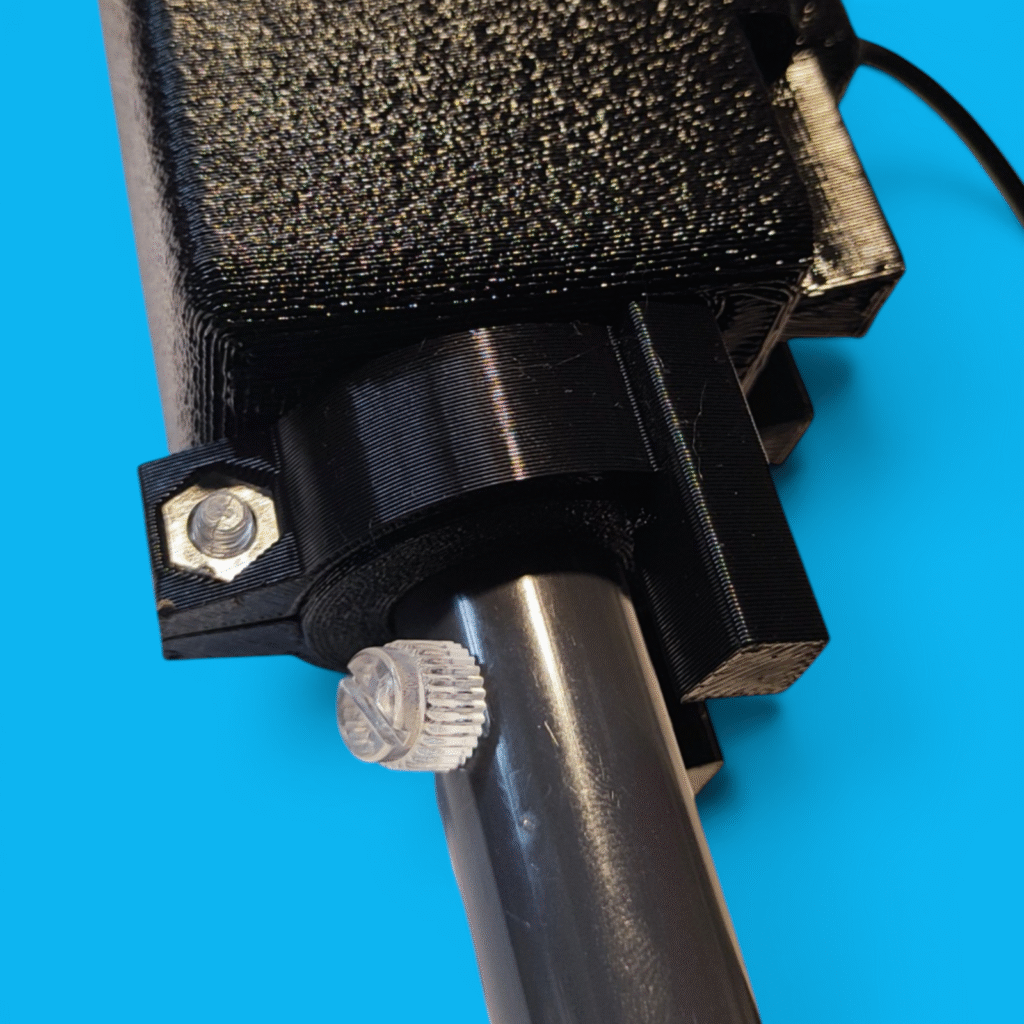 Photo 1B - Bague upgrade installée et centrée sur l’axe du CP-SWEEP BORA